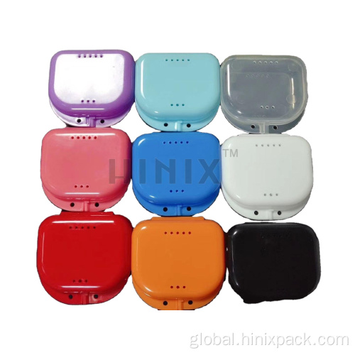 Retainer Mouth Guard Storage Plastic Box Plastic Dental Mouth Guard Storage Retainer Braces Box Factory